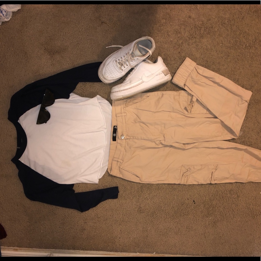 AA Crop Baseball Tee